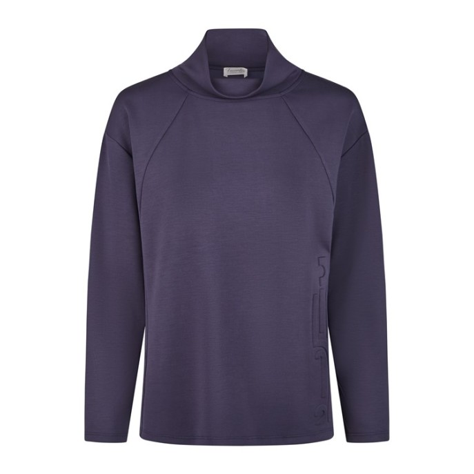 Barbara Lebek sweater relief Marine